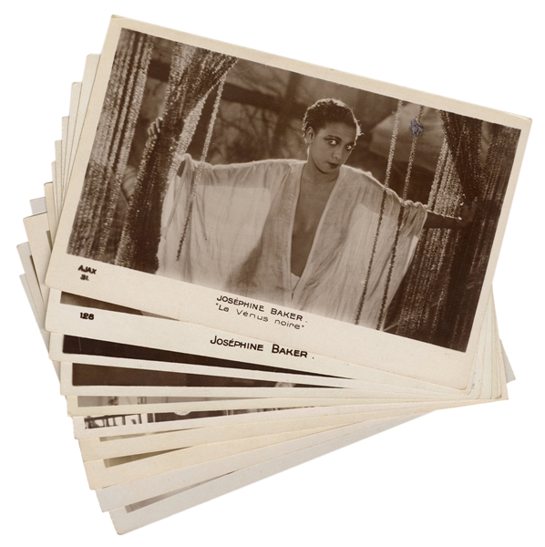 Eleven Postcards of Josephine Baker in Film.