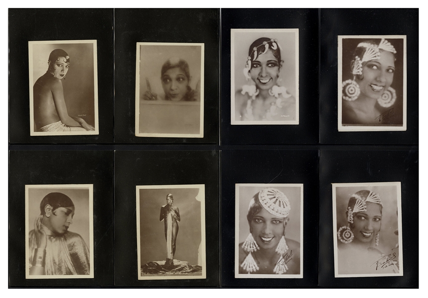Josephine Baker Trade and Tobacco Card Collection.