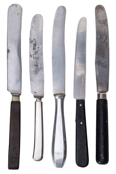 Five Vintage Trick/Gag Knives.