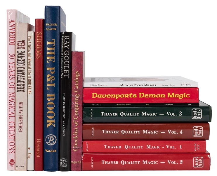 Group of Books on Magic Manufacturers and Collecting.