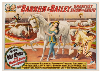 The Barnum & Bailey Greatest Show on Earth. Miss Mae Wirth.