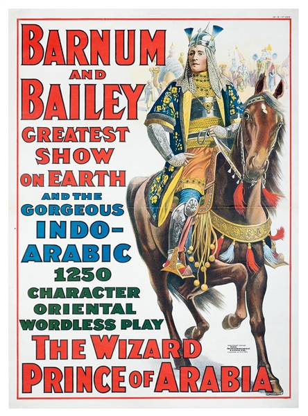 Barnum & Bailey. Wizard Prince of Arabia.