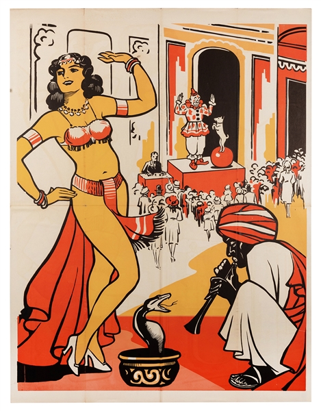 Little Egypt. Dancing Girl Midway Poster.