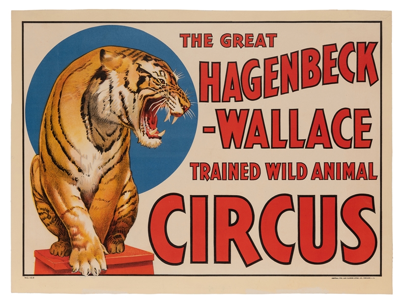 Hagenbeck-Wallace Trained Wild Animal Circus.