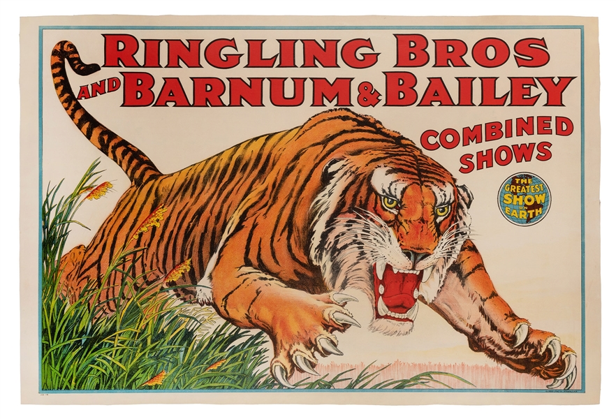 Ringling Bros. and Barnum & Bailey Circus. Tiger.