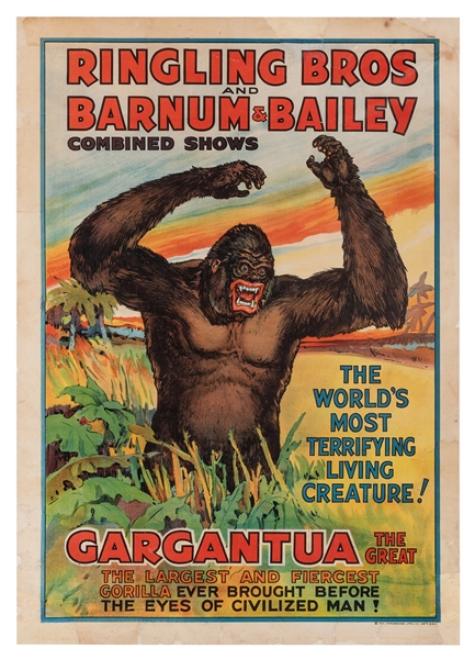 Ringling Brothers and Barnum & Bailey Circus. Gargantua.