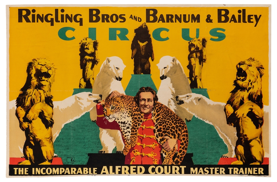 Ringling Bros. and Barnum & Bailey. Alfred Court Master Trainer.