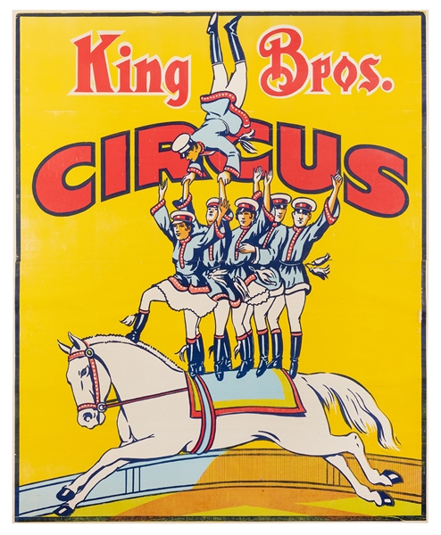 King Bros. Circus. Equestrians.