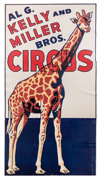 Al. G. Kelly and Miller Bros. Circus. Giraffe.