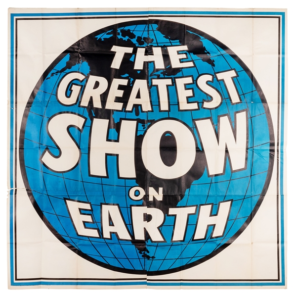 Ringling Brothers & Barnum & Bailey. The Greatest Show on Earth Globe Billboard.