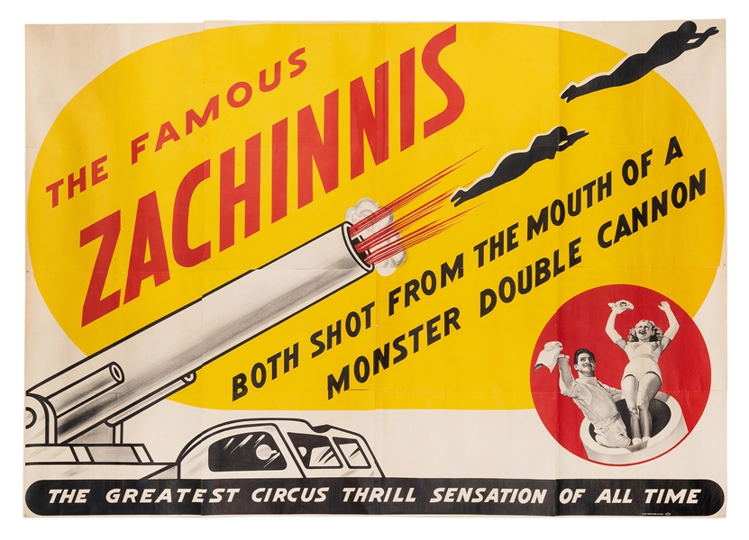 The Zacchinis Shot from the Mouth of a Monster Double Cannon.