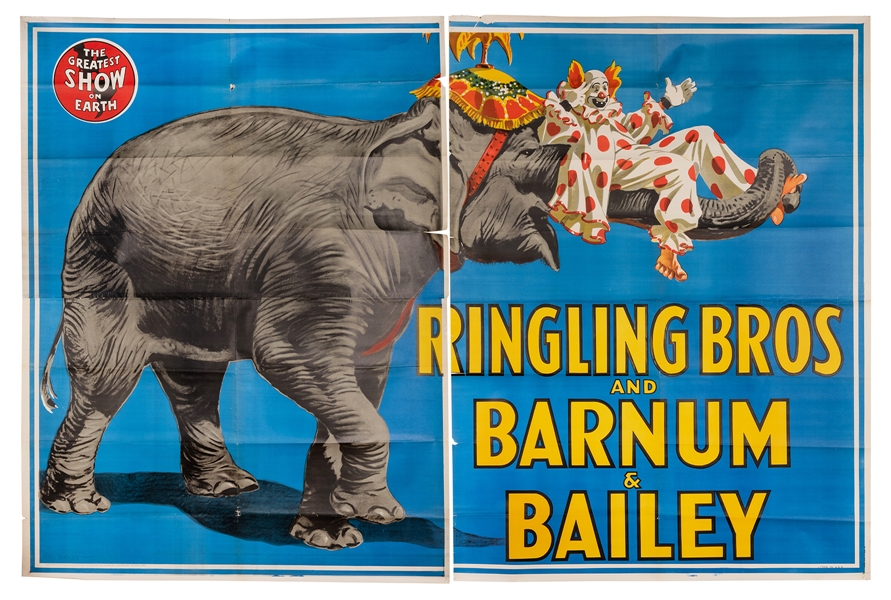 Ringling Bros. and Barnum & Bailey. Billboard Poster.