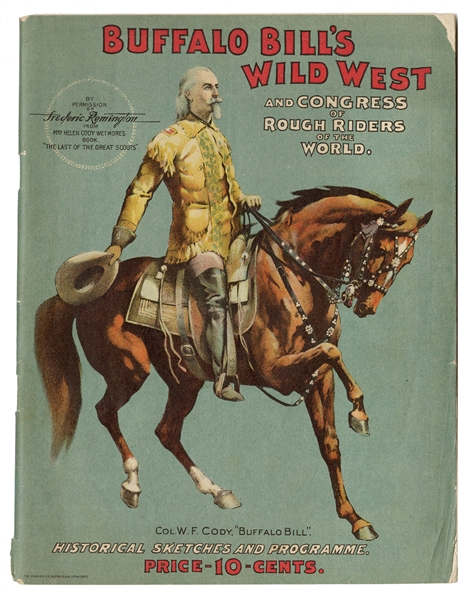 1900 Buffalo Bill’s Wild West Program.