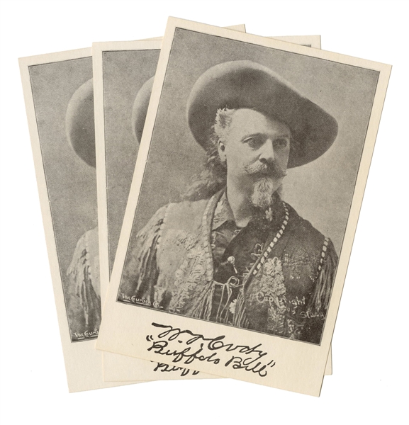 Buffalo Bill Souvenir Printed Photo Cards and Envelopes. 12 pcs.