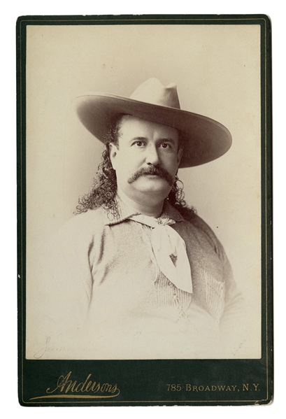 John M. Burke Cabinet Card Photograph.