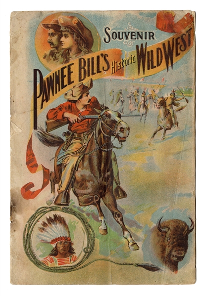 Pawnee Bill’s Historic Wild West Advance Souvenir Courier.