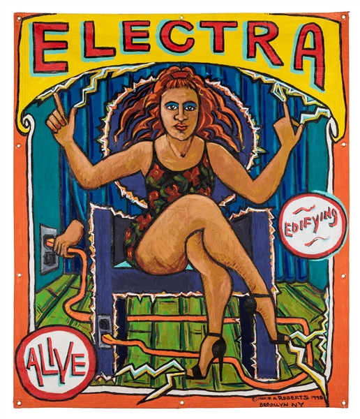 Electra. Sideshow Banner.
