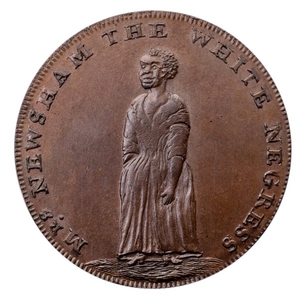 Mrs. Newsham “The White Negress” Medal. 