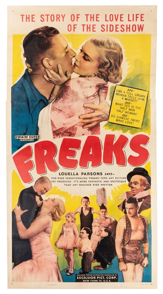 Freaks. Excelsior Picture Corp., R–1949.