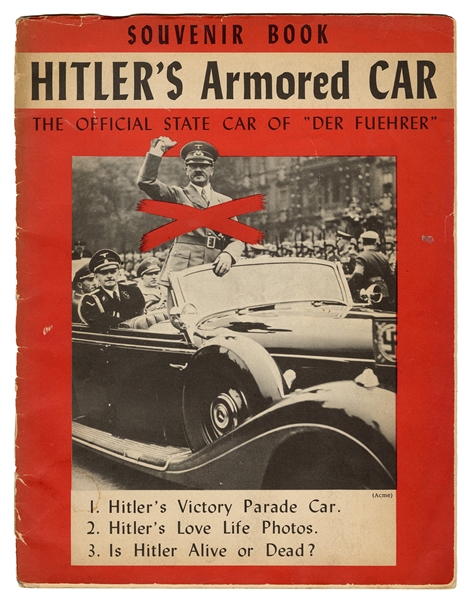 Hitler’s Armored Car Souvenir Book.