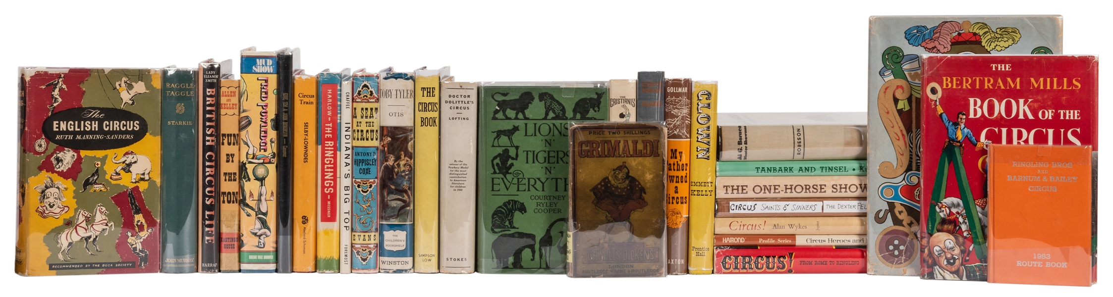 A Large Collection of Circus Related Books.