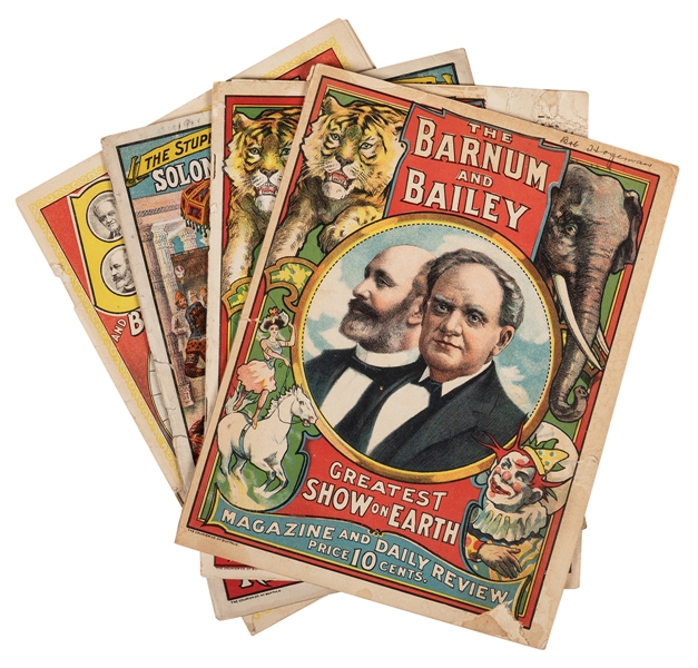 Ringling Bros. / Barnum & Bailey Group of Four Programs.