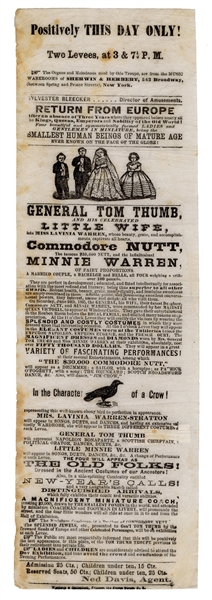 General Tom Thumb, Lavinia Warren, Commodore Nutt, Minnie Warren Herald.