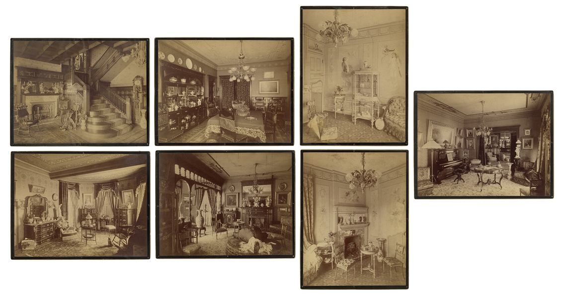 Seven Photographs of P.T. Barnum’s Home, Marina.