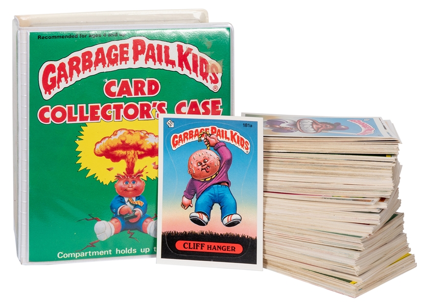 Garbage Pail Kids Cards and Collector’s Case.