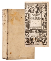 Albertus Magnus. Albertus Magnus, de Seretis Mulierum Item de Virtutibus Herbarum, Lapidum, et Animalium. 