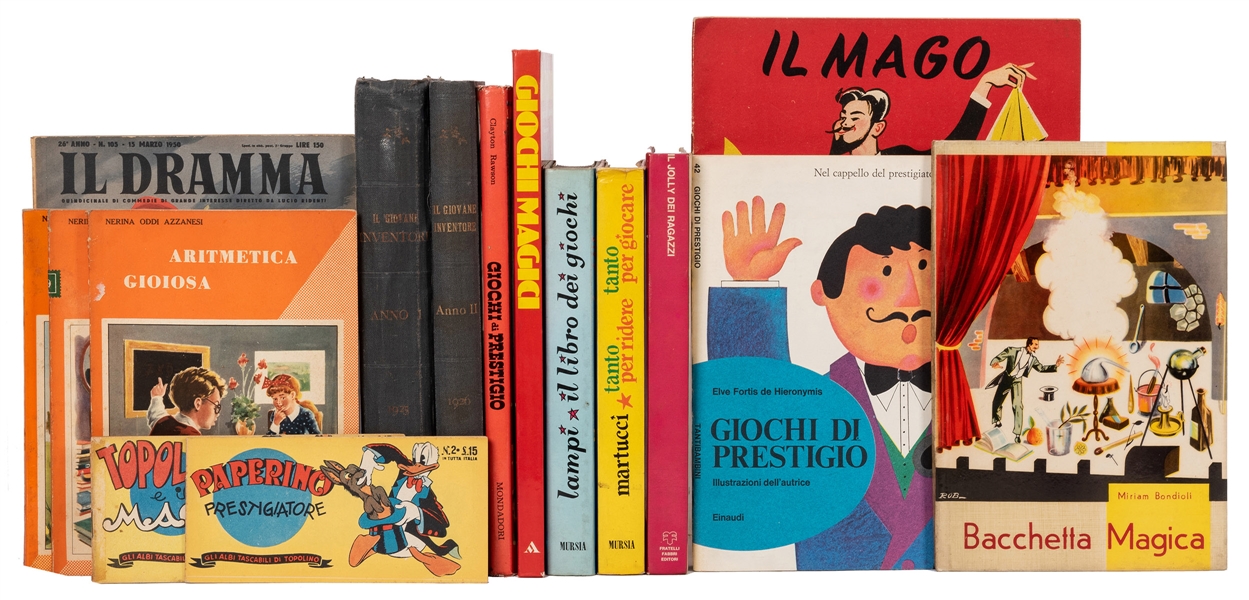 Group of Italian Children’s Books on Magic.