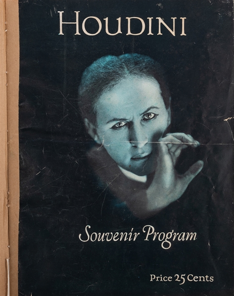 Houdini Final Tour Souvenir Program