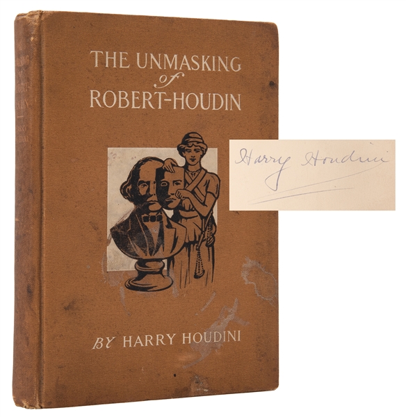 The Unmasking of Robert-Houdin. Signed.