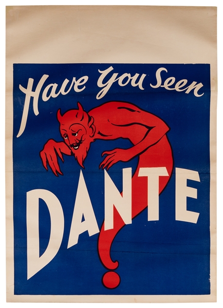 Dante (Harry August Jansen). Have You Seen Dante? 