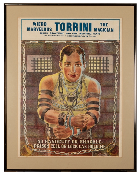 Torrini The Magician Escape Artist Stock Poster.