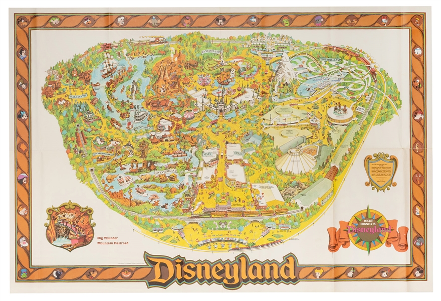 Disneyland 1979 Souvenir Map.