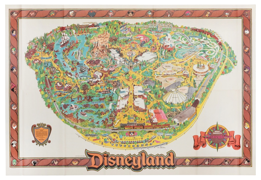 Disneyland 1987 Souvenir Map.