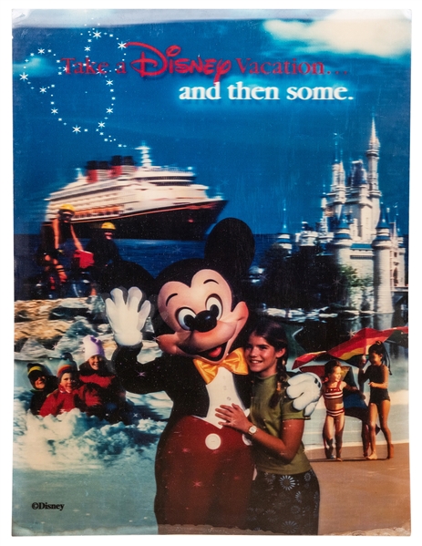 Large Lenticular Disney Vacation Poster