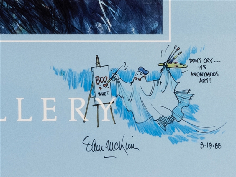 Lot Detail - Disney Gallery signed poster concept art of the