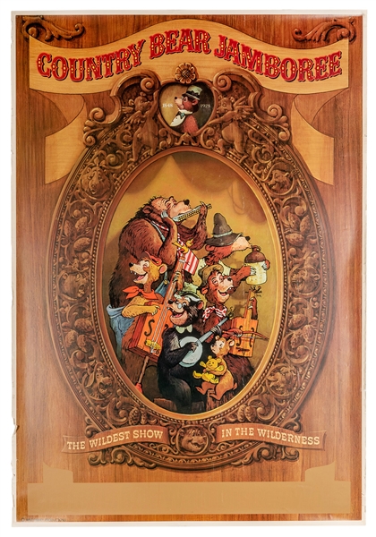 Country Bear Jamboree Attraction Poster.