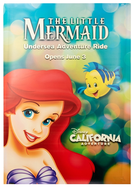Little Mermaid Undersea Adventure Bus Stop Poster.