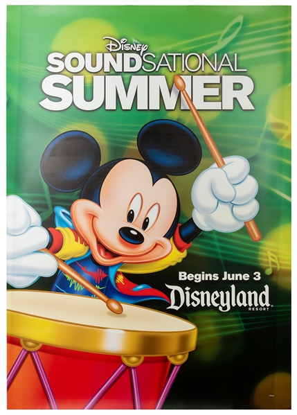 Disney’s Mickey Mouse Soundsational Summer Bus Stop Poster.