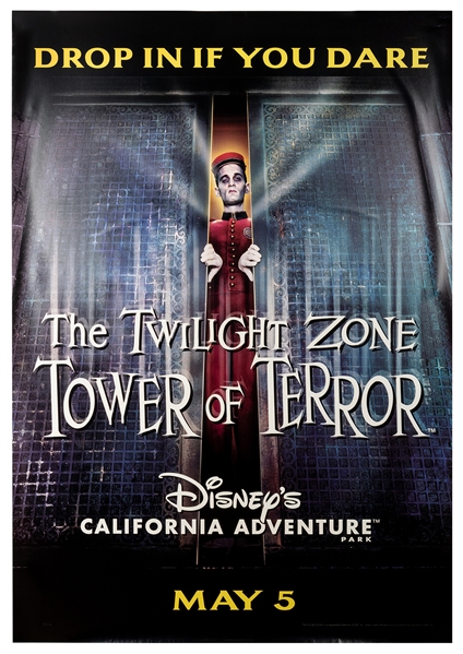 Tower of Terror DCA Opening Bus Stop Poster.
