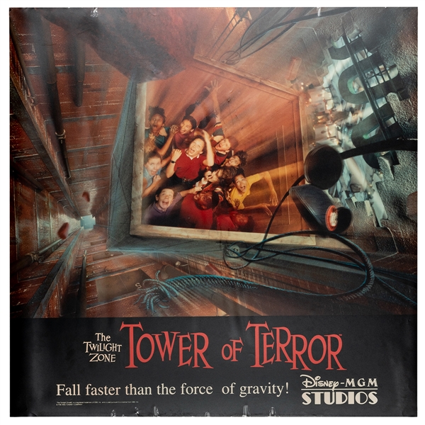 Tower of Terror Disney MGM Studios Poster.