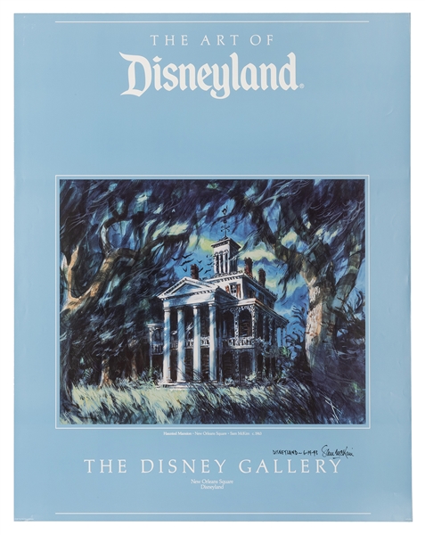 Disney Gallery Haunted Mansion concept art poster.
