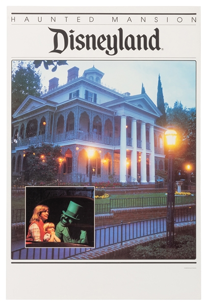 1982 Disneyland Haunted Mansion poster.