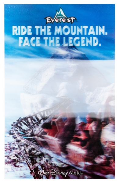 Expedition Everest Lenticular Poster.