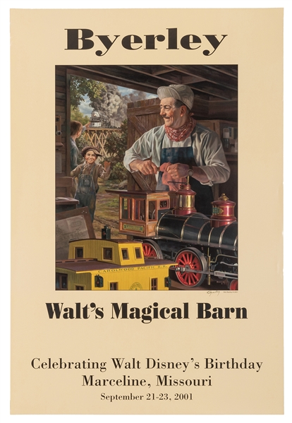 Walt’s Magical Barn poster.