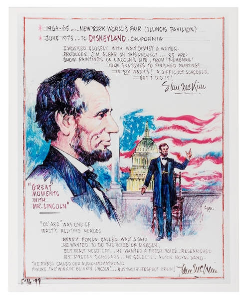 Great Mr. Lincoln photo of artwork.