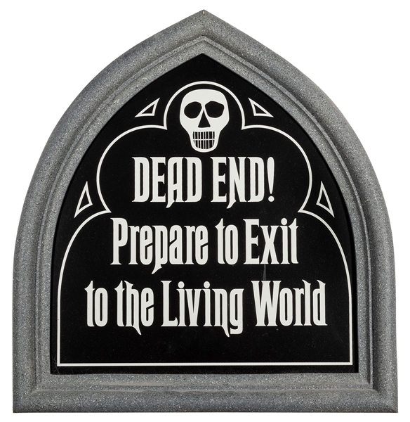 Haunted Mansion “Dead End” Bootleg Sign.